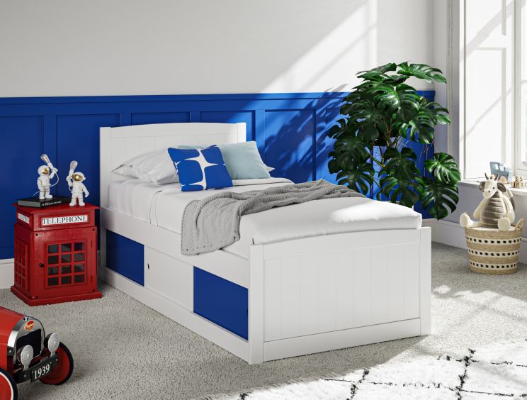 Bookshelf bed sales frame twin