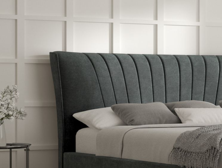 Melbury Upholstered Bed Frame - King Size Bed Frame Only - Savannah Ocean