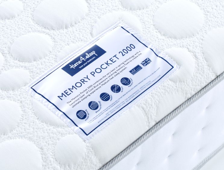 Sleep Sanctuary Memory Pocket 2000 Mattress - Double Mattress Only