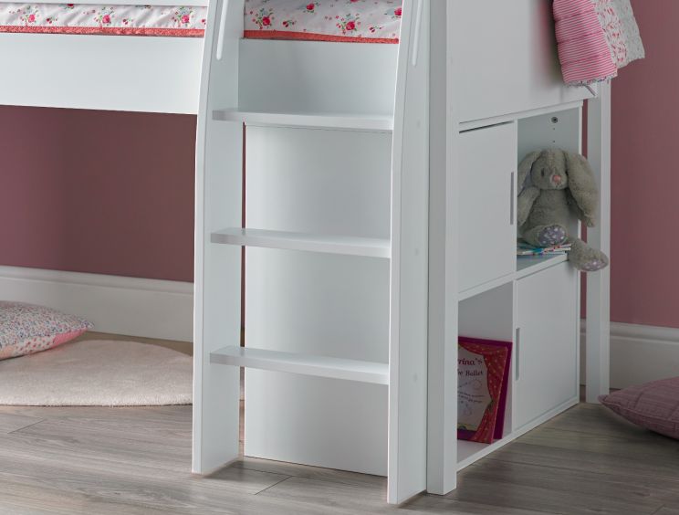 Mid sleeper with desk and wardrobe new arrivals