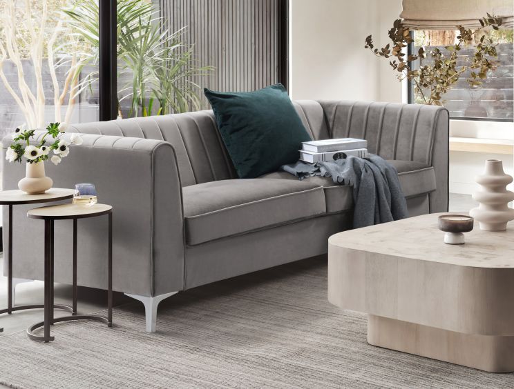 Mink velvet best sale sofa