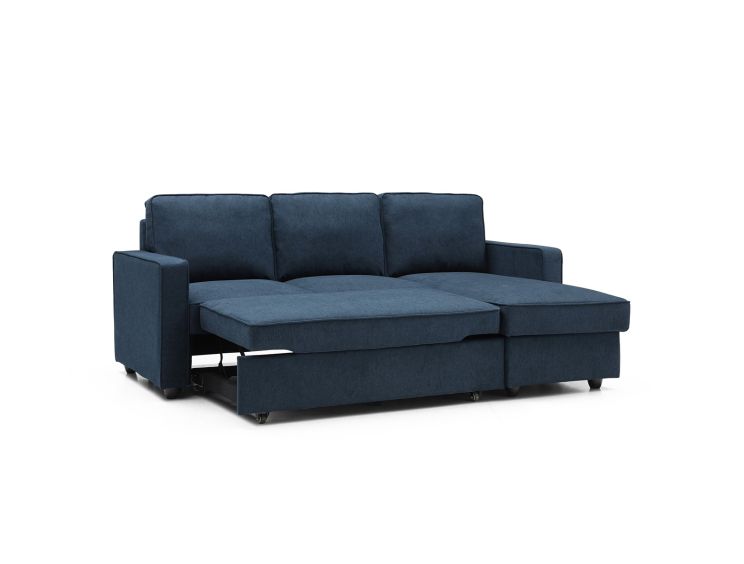 Richmond Blue Corner Sofa Bed