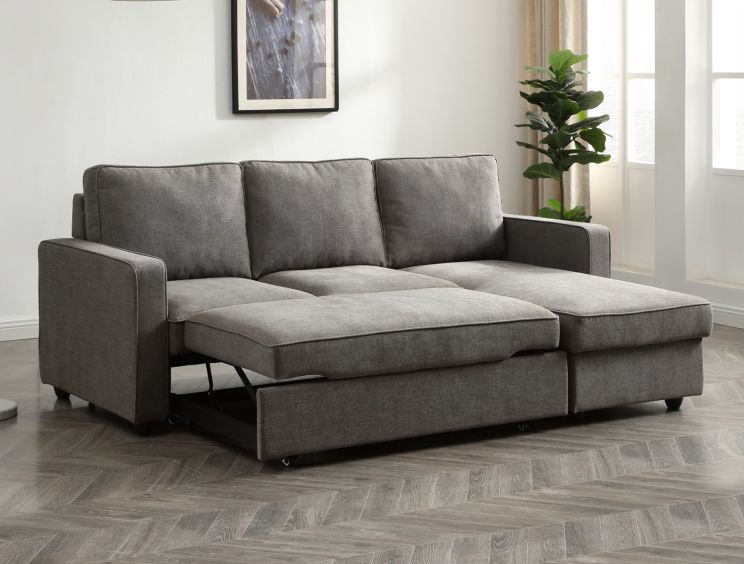 Richmond Grey Corner Sofa Bed