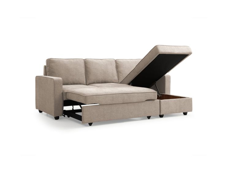 Richmond Natural Beige Corner Sofa Bed