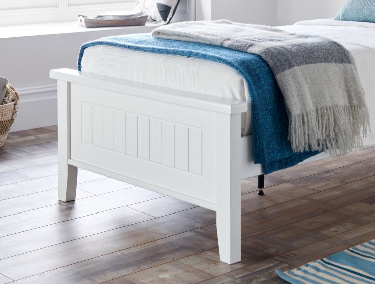 New England Solo Wooden Bed Frame, New King Bed Frame