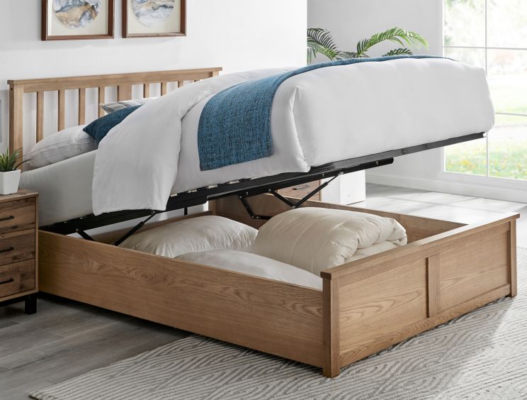 Oakland Wooden Ottoman Storage Bed - King Size Ottoman Only