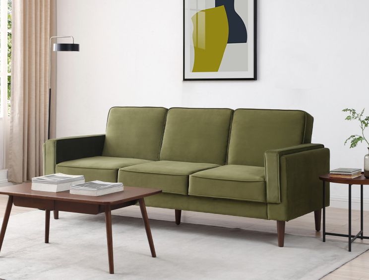 Sage green on sale sofa set