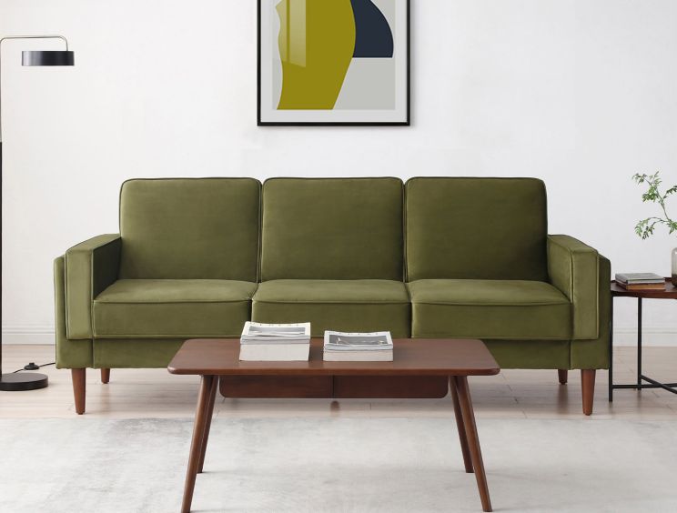 Olive green sleeper sofa deals