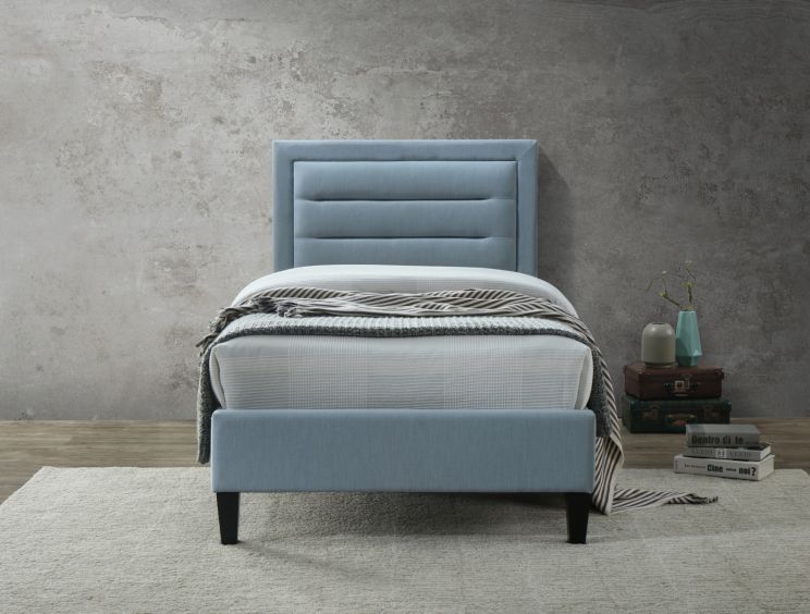Oslo 2 Upholstered Bed - Blue