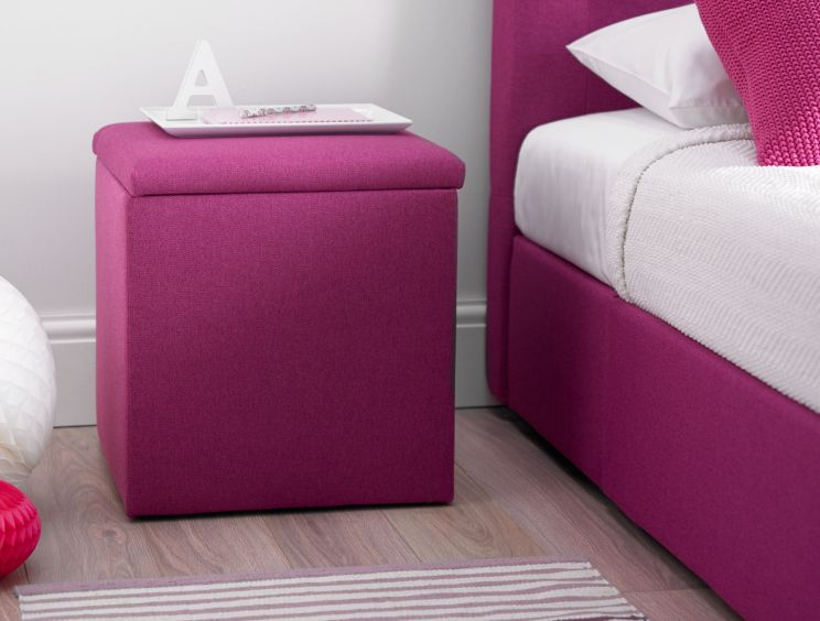 Portofino Bedside Storage Cube - Pink Only