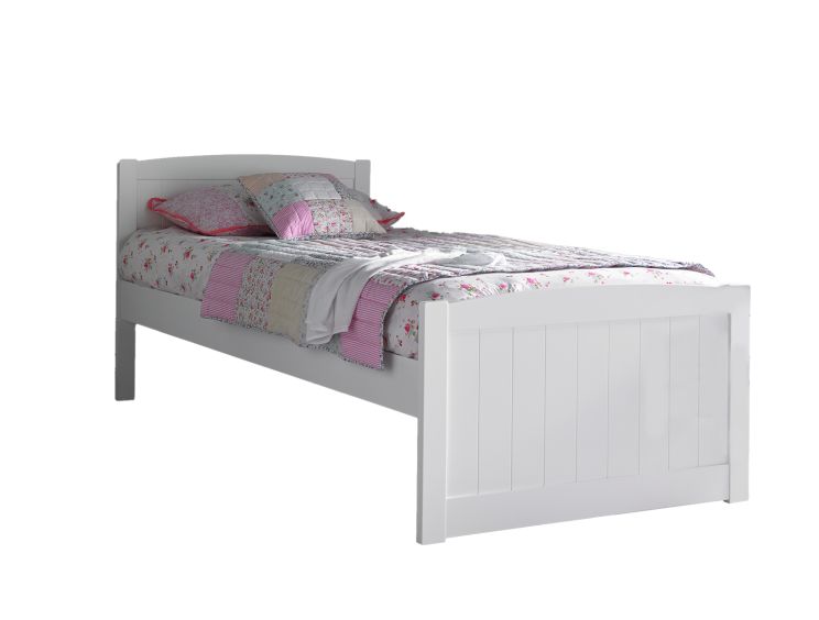 Portland White Solo Bed Frame Only