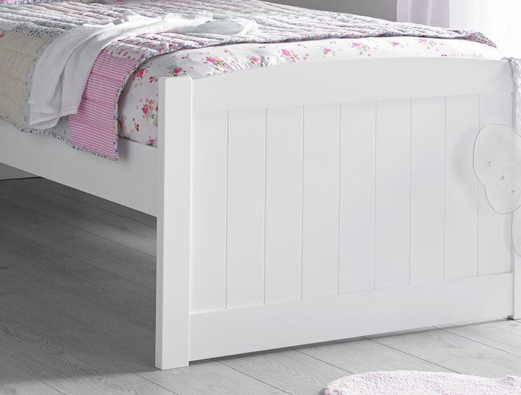 Portland White Solo Bed Frame Only