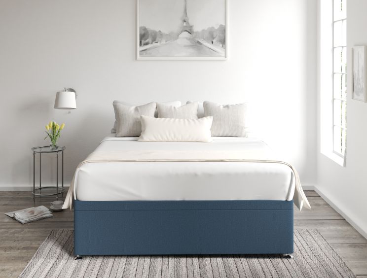 Ottoman Compact Double Arran Cyan Base Only