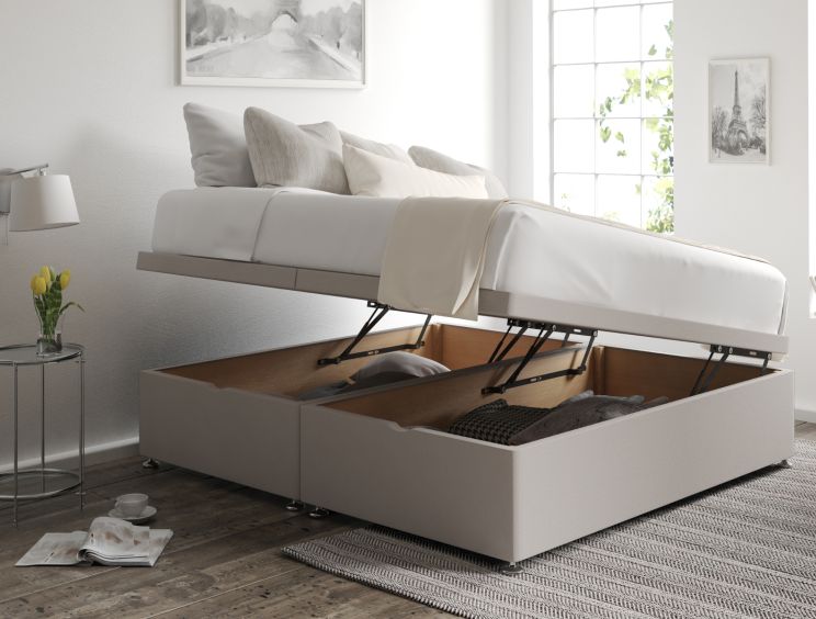 Ottoman Super King Size Arran Natural Base Only