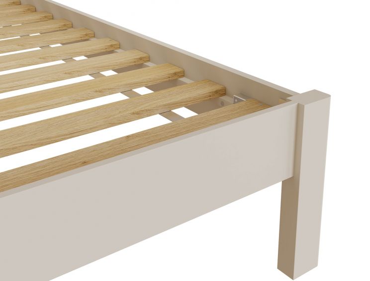 Radstock Truffle Wooden Bed Frame - Double Bed Frame Only