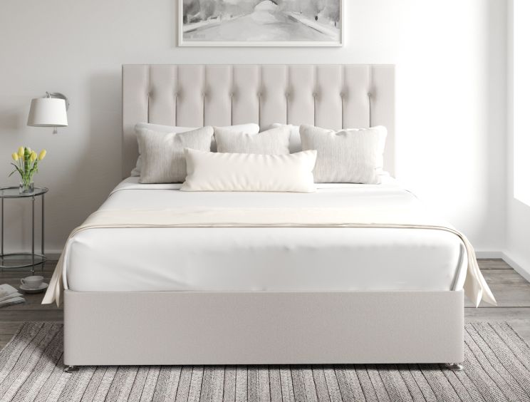 Rylee Classic 4Drw Continental Double Arran Natural Headboard & Base