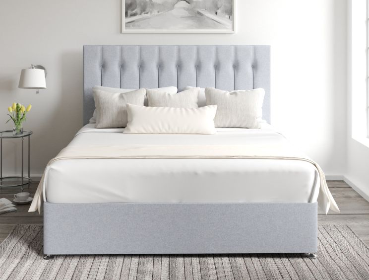 Rylee Classic 4Drw Continental King Size Gouache Eau De Nil Headboard & Base