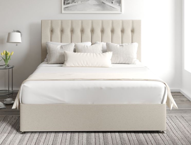 Rylee Classic 4Drw Continental Double Trebla Stone Headboard & Base
