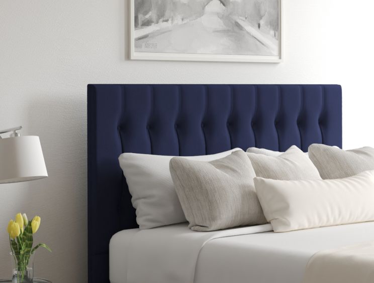 Rylee Classic 4 Drw Continental Gatsby Indigo Headboard and Base Only