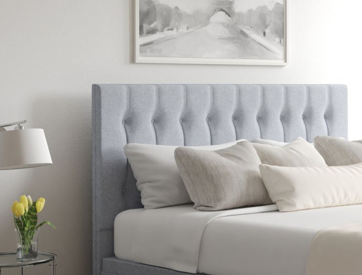 Rylee Ottoman Single Gouache Eau De Nil Headboard & Base