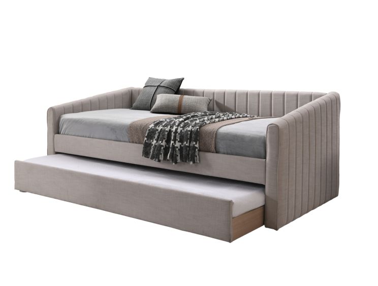 Sanderson Natural Oat Upholstered Day Bed Including Underbed