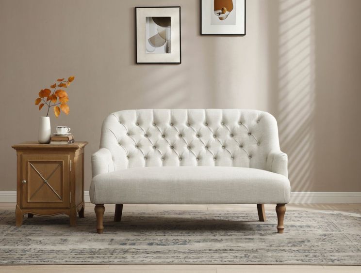 Santorini Natural Cream 2 Seater Sofa