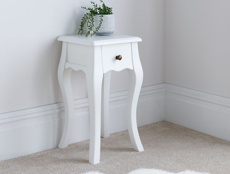 Sienna White Lamp Stand Only