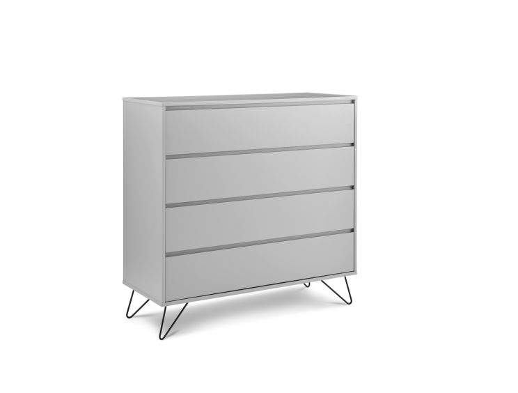 Sofia 4 Drawer Chest Harbour Mist With Black Feet