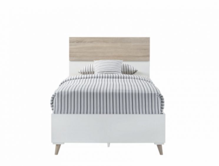 Stockholm White Single Bed Frame Only