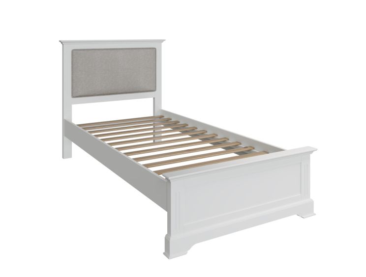 Tilly White Single Bed Frame Only