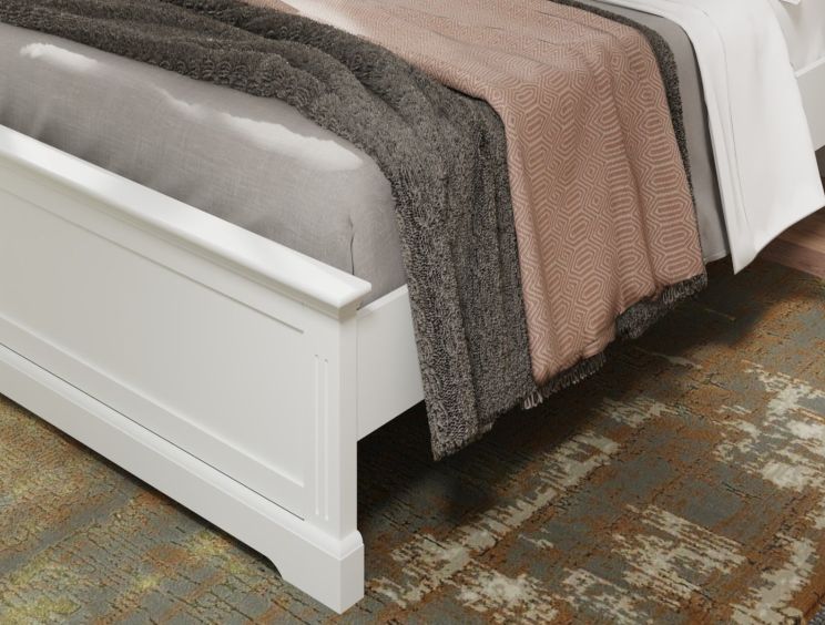 Tilly White Single Bed Frame Only