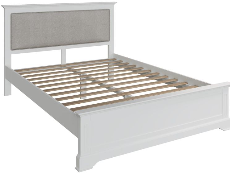 Tilly White King Size Bed Frame Only