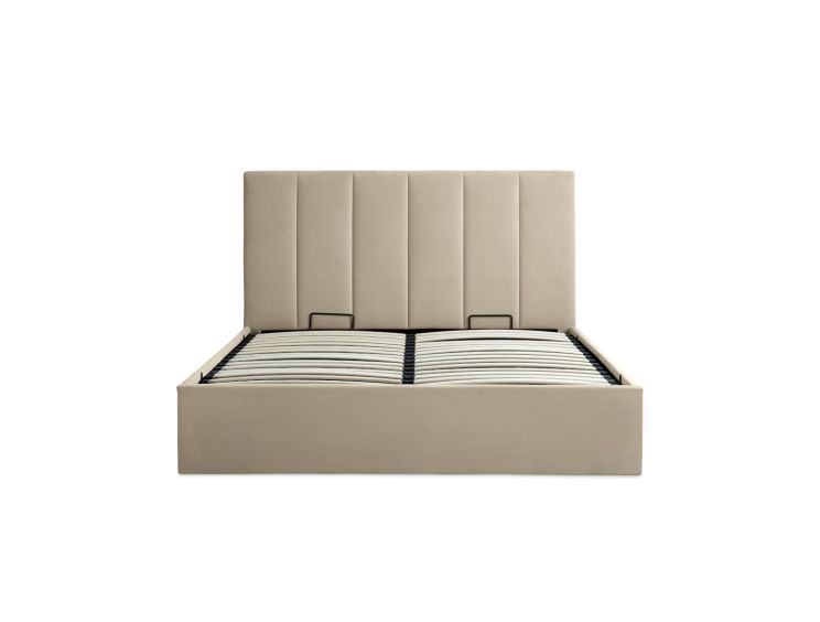 Valencia Stone King Size Ottoman Bed Frame