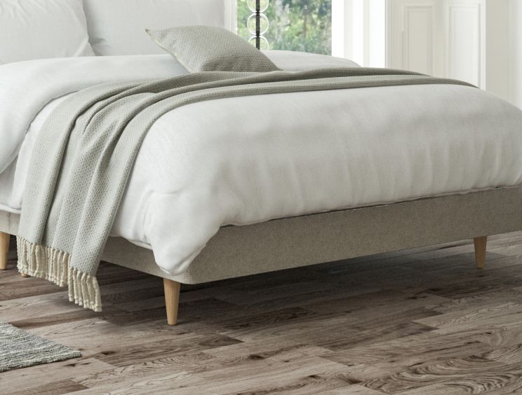 Faith Trebla Flax King Size Classic Shallow Base and Headboard