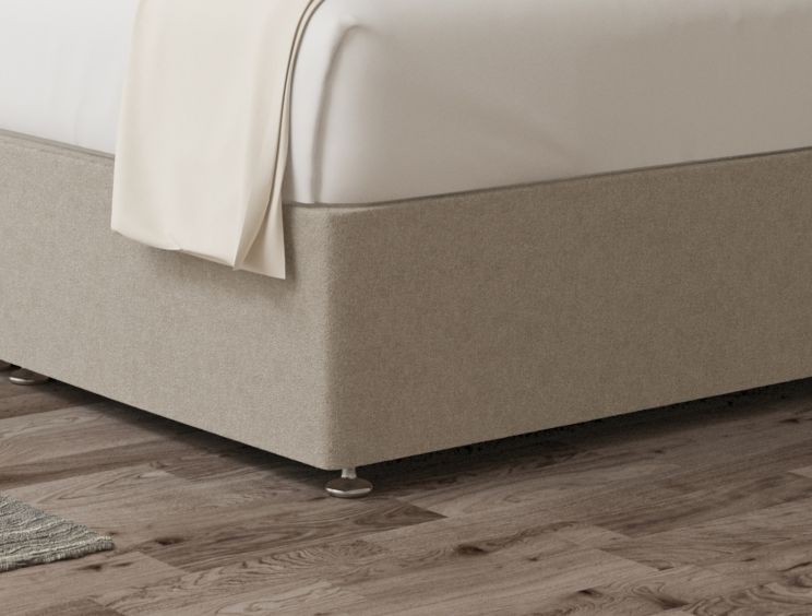 Lola Classic Non Storage Trebla Flax King Size Base and Headboard