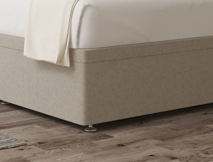 Mabel Ottoman Super King Size Trebla Flax Headboard & Base