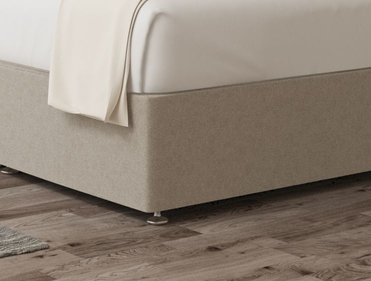 Oaklyn Classic Non Storage Trebla Flax Super King Size Base and Headboard