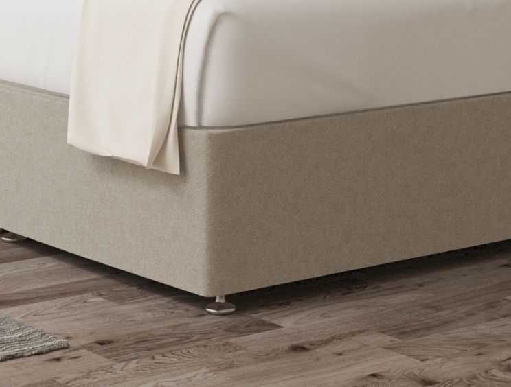 Esme Classic Non Storage Trebla Flax Super King Size Base and Headboard