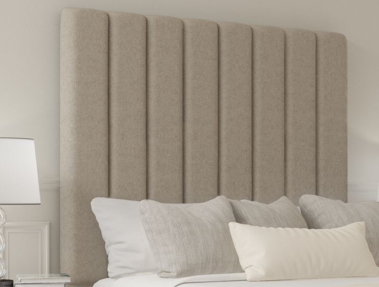 Esme Classic Non Storage Trebla Flax Double Base and Headboard