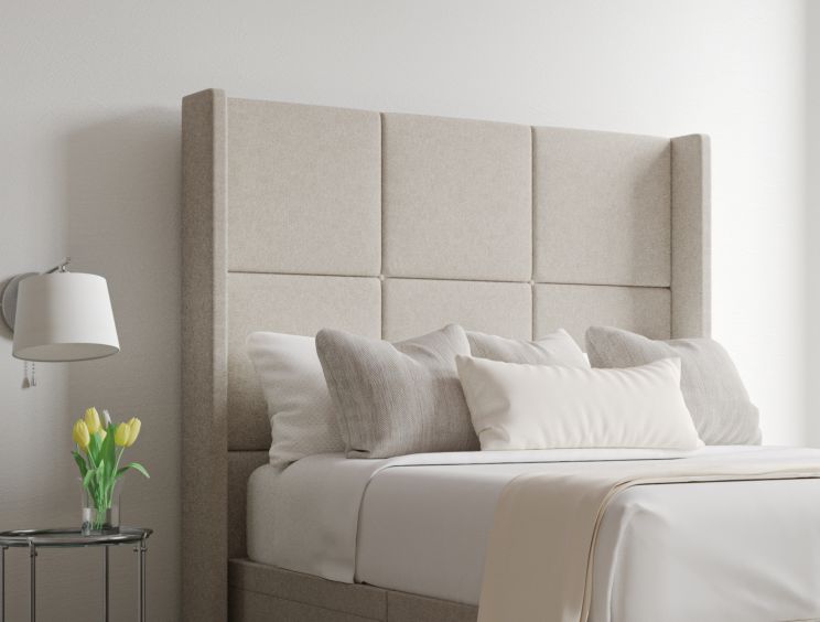 Jane Trebla Flax Upholstered Floor Standing Double Headboard Only
