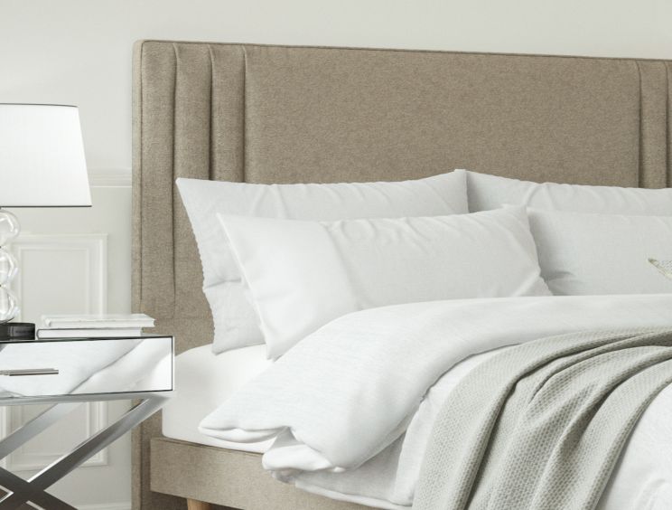 Faith Trebla Stone King Size Classic Shallow Base and Headboard