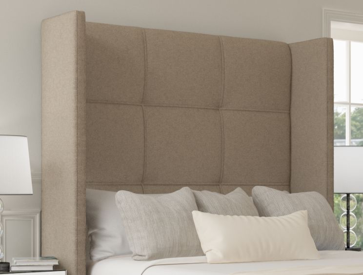 Oaklyn Classic Non Storage Trebla Stone Super King Size Base and Headboard