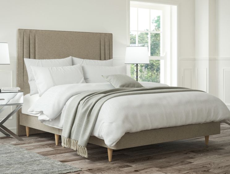 Faith Trebla Stone King Size Classic Shallow Base and Headboard