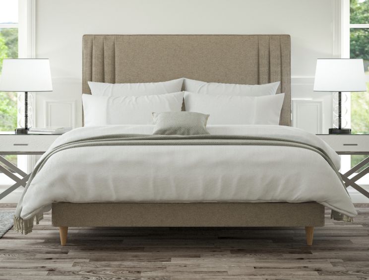 Faith Trebla Stone King Size Classic Shallow Base and Headboard