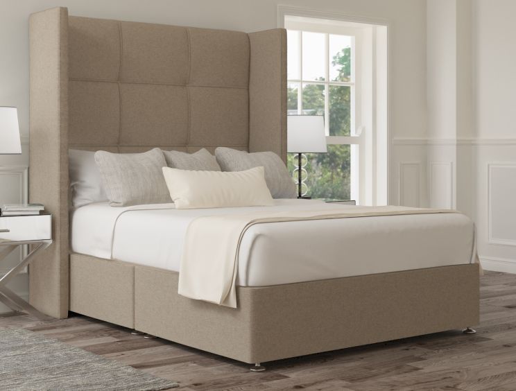 Oaklyn Classic Non Storage Trebla Stone Super King Size Base and Headboard
