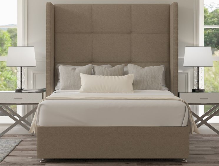 Oaklyn Classic Non Storage Trebla Stone Super King Size Base and Headboard