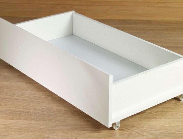 White Underbed Drawers - Pair of Underbed Drawers