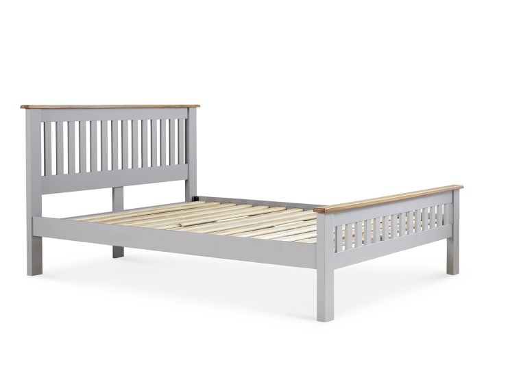 Wilmslow Light Grey Wooden King Size Bed Frame Only