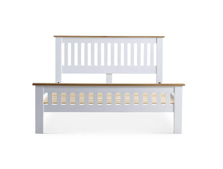 Wilmslow White Wooden King Size Bed Frame Only