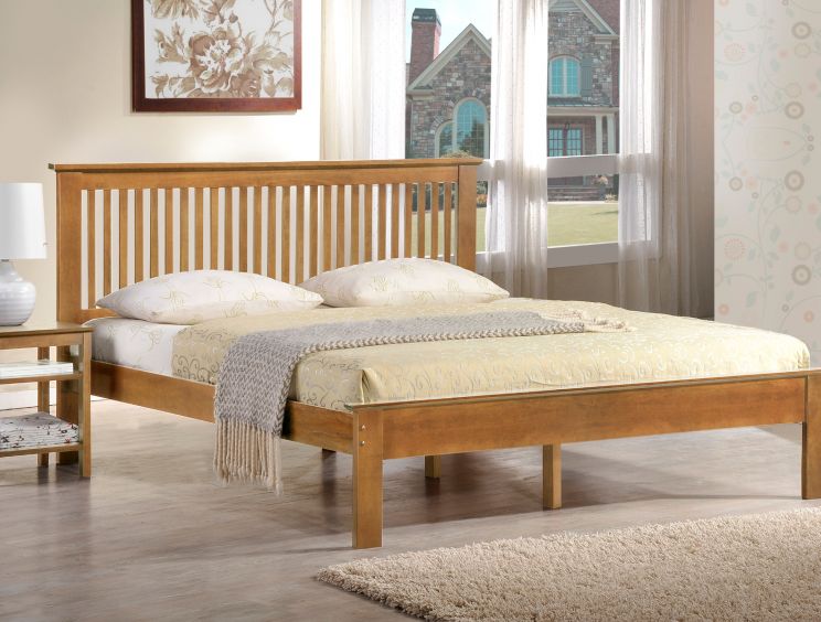 Harmony Windsor Oak Finish Bed Frame